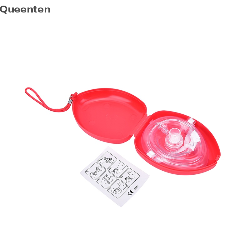 1 Mặt Nạ Sơ Cứu Khẩn Cấp Queenten Mặt Nạ Y Tế Bỏ Túi Chất Lượng Cao Túi Sơ Cứu CPR Resuscitati