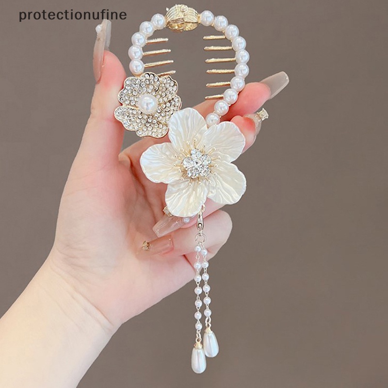 Kẹp Tóc Hình Ếch Đính Đá Ngọc Trai Giả Thời Trang PR3VN