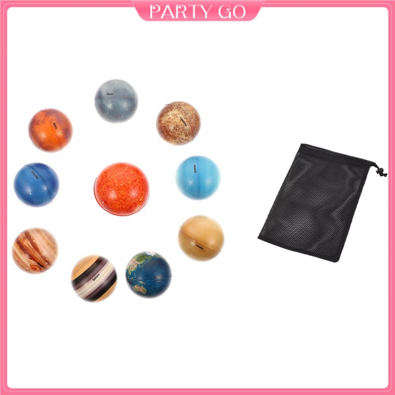 1 Bộ Quả Bóng PU Đồ Chơi Hành Tinh Cho Bé