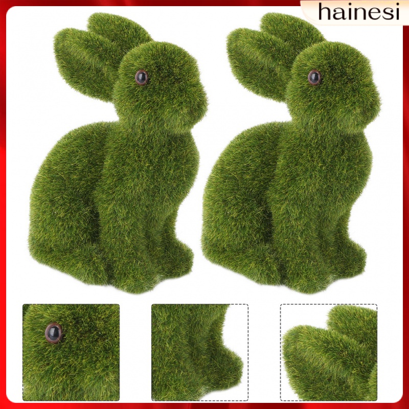 Set 2 Mô Hình Thỏ Phục Sinh Mini Dùng Để Trang Trí