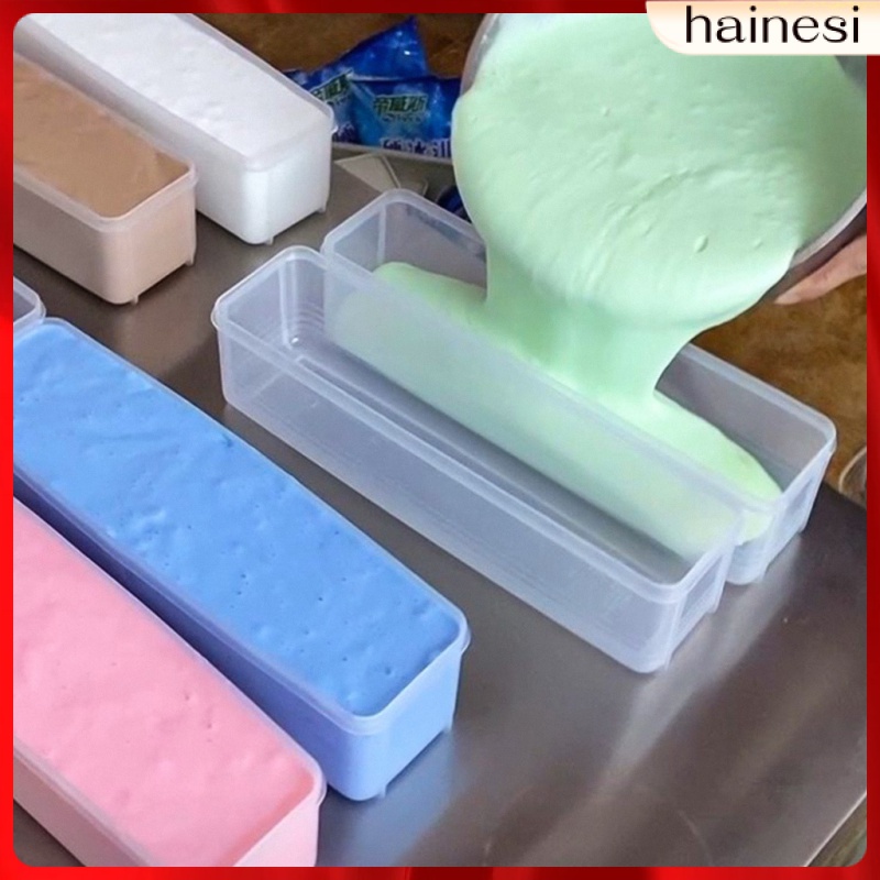 Set 3 Hộp Đựng Kem / Thực Phẩm Có Nắp Đậy Dùng Được Trong Lò Vi Sóng