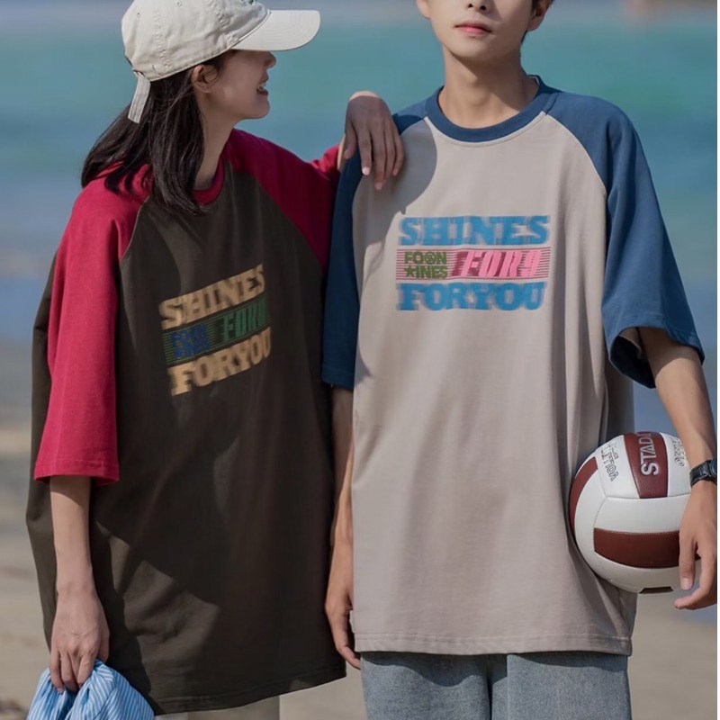 EERSHENSHI Áo Thun cotton Cổ Tròn Thoáng Khí In Họa Tiết Hoạt Hình Phong Cách Hàn Quốc Cho Nam