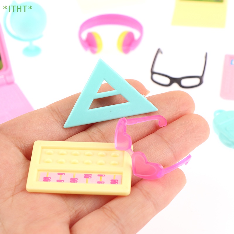 Set 14 Mô Hình Nội Thất Mini Tỉ Lệ 1: 12 Trang Trí Nhà Búp Bê Mới