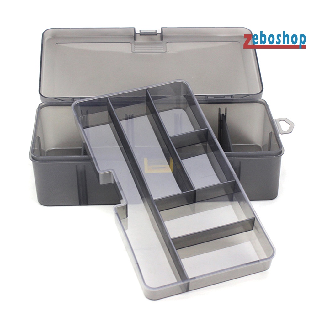 Hộp Đựng Mồi Câu Cá Bằng Nhựa Hai Lớp Chống Thấm Nước Ốp