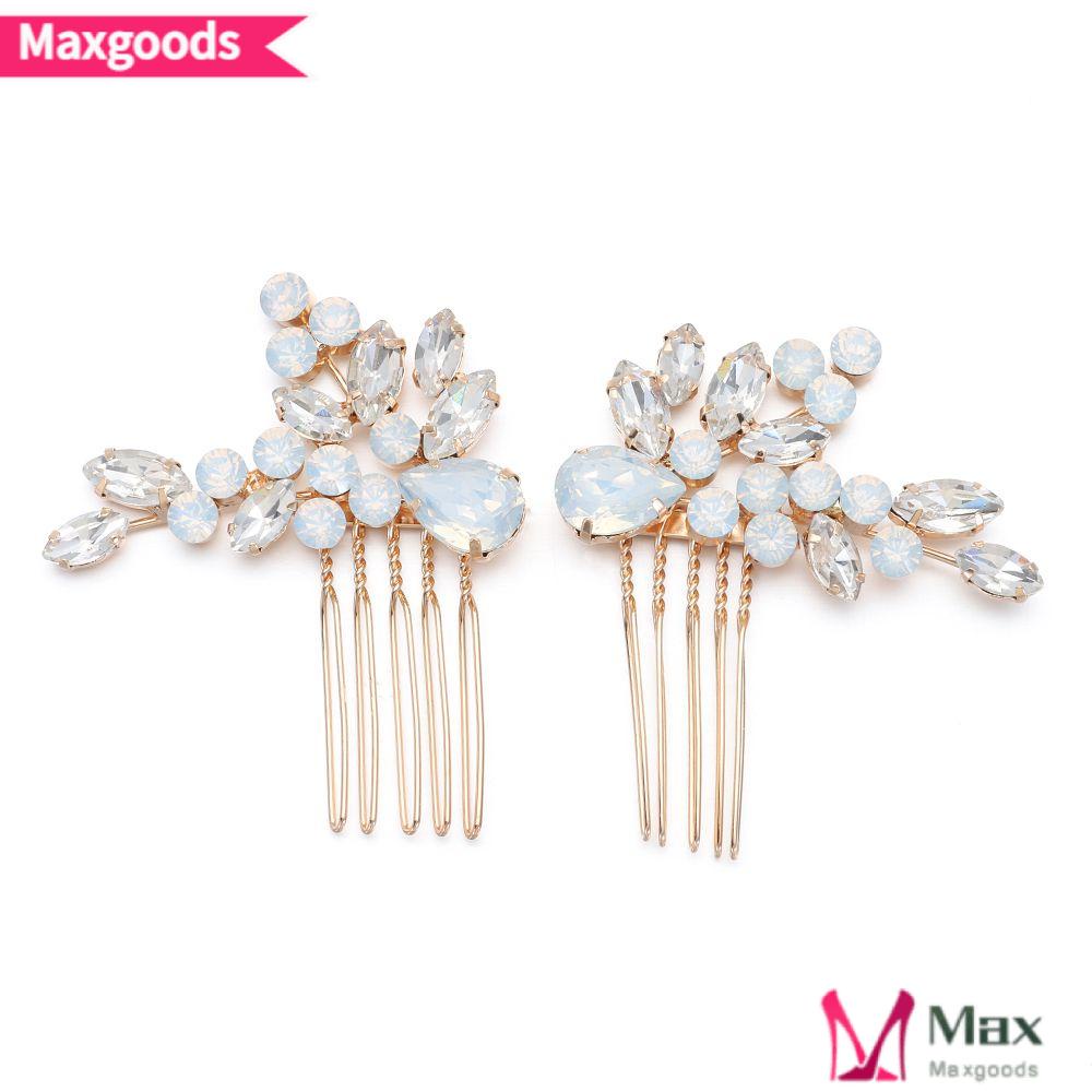 Bộ 2 Lược Cài Tóc Đính Đá Xinh Xắn Cho Nữ