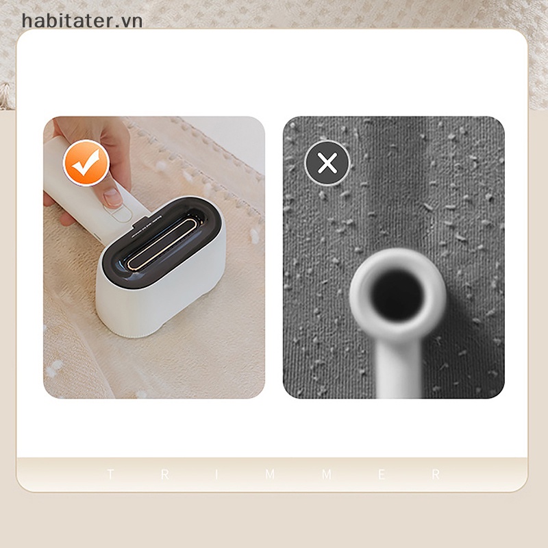 Dụng Cụ Loại Bỏ Xơ Vải Hai Đầu Sử Dụng Điện USB Thông Dụng Cho Quần Áo