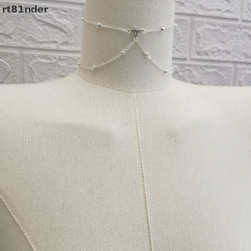 Rt Dây Chuyền Cơ Thể Bằng Kim Loại Đính Đá Pha Lê Quyến Rũ Thời Trang Cho Nữ