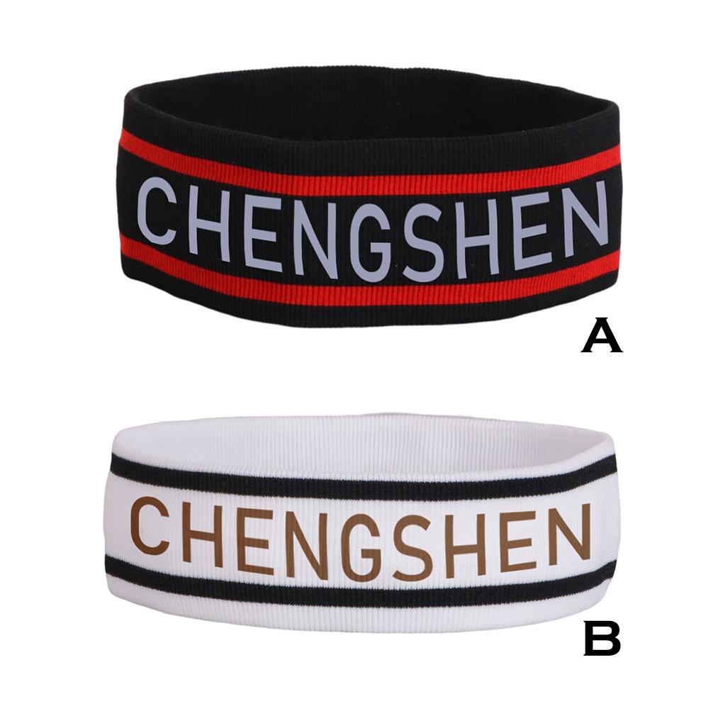 Băng Đô Quấn Đầu Vải Cotton Co Giãn Chống Trượt In Chữ Phong Cách Thể Thao Cho Nam