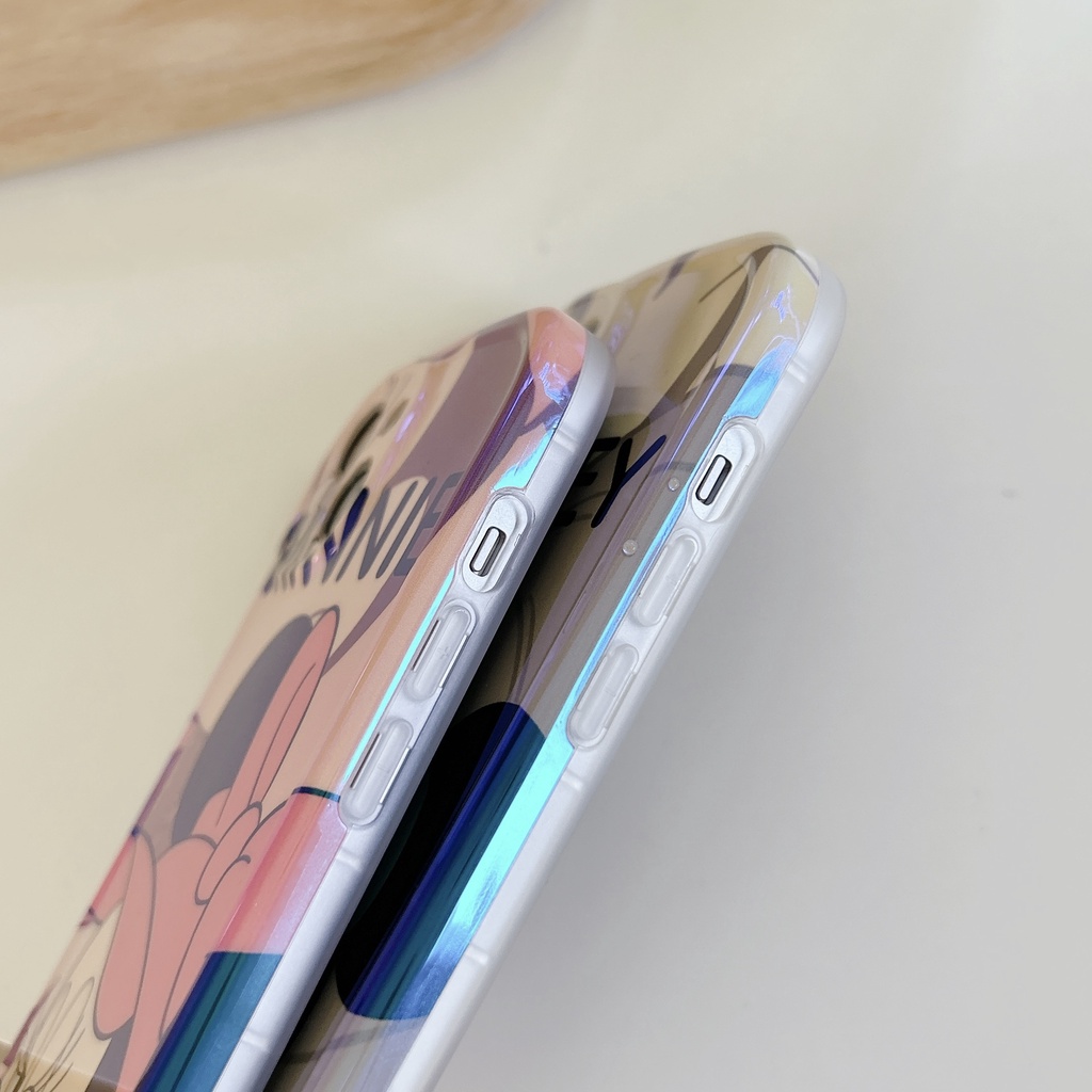 Ốp Điện Thoại TPU Mềm Chống Sốc In Hình Chuột Mickey Minnie Hoạt Hình Cho Apple IPhone 14 13 12 11 Pro Max