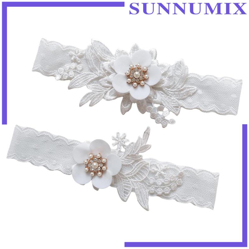 Set 2 Đai Nịt Bít Tất Ren Cho Cô Dâu / Sinh Nhật