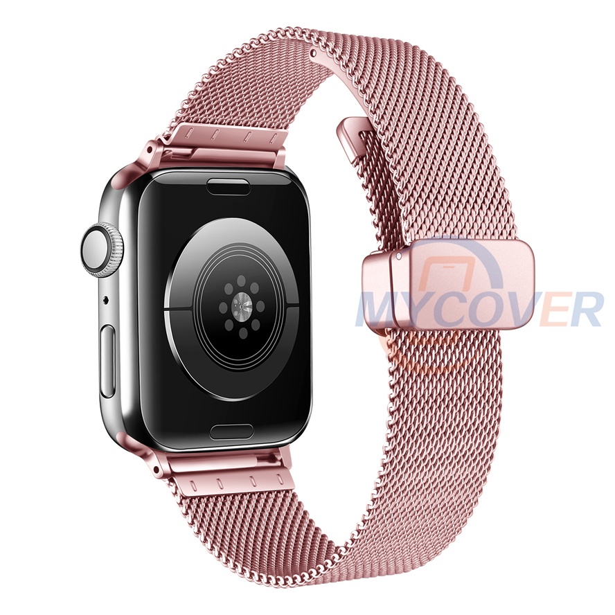 Dây Đeo Milan Thay Thế Cho Đồng Hồ Thông Minh Apple Watch Series 8 Ultra Pro 7 6 SE 5 4 3 2 1 Size 49mm 41mm 45mm 44mm 42mm 40mm 38mm