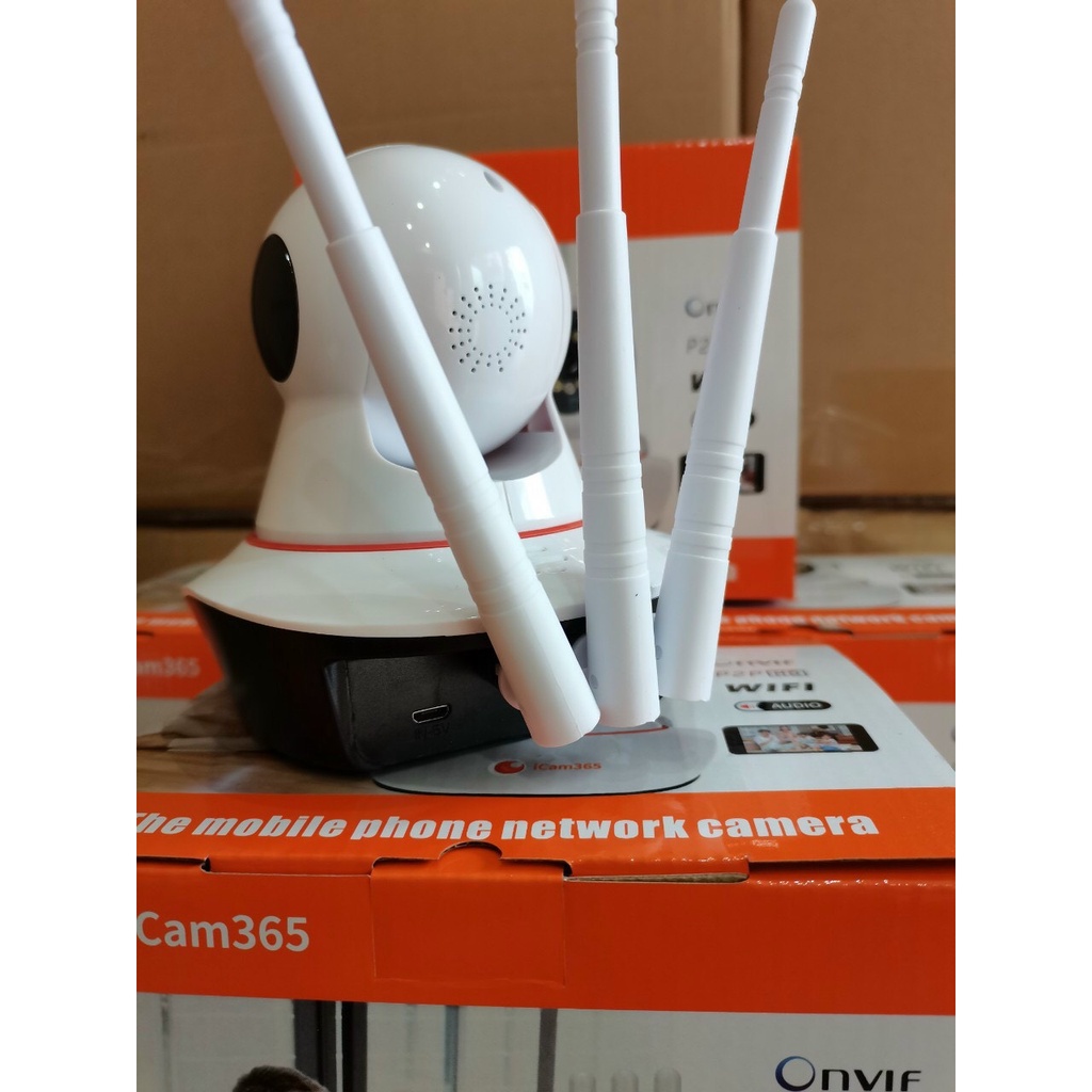 Chính Hãng Camera icam365 Chính hãng 11 LED, Quan sát 360 độ, Hình ảnh 5Mpx Ultra, Tầm nhìn ban đêm Full Color