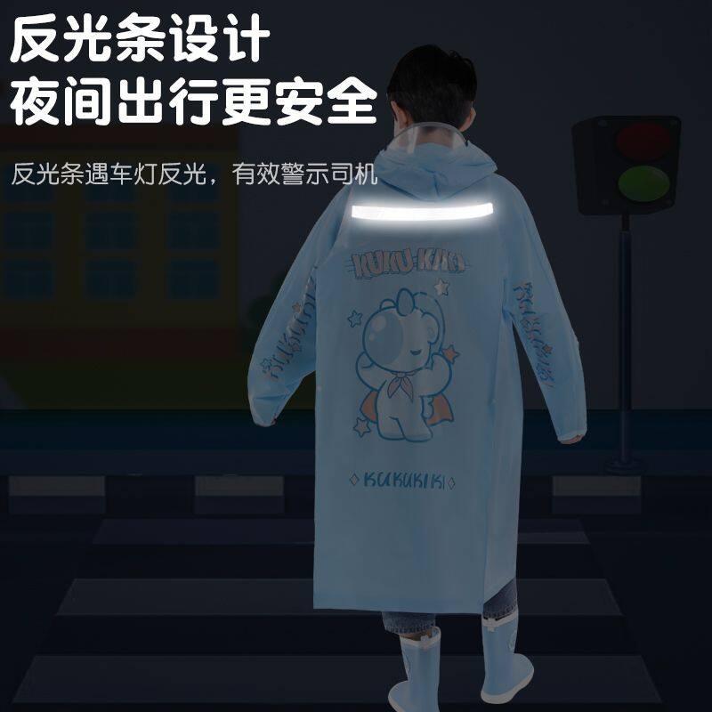 Áo Mưa Trong Suốt In Họa Tiết Hoạt Hình Chống Nước Thời Tiết 2023 Cho Bé Mới