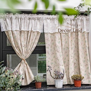 Rèm cửa sổ chống nắng vải hoa be xám treo phòng khách, rèm dán tường cửa sổ phòng ngủ, màn treo cửa đẹp giá rẻ