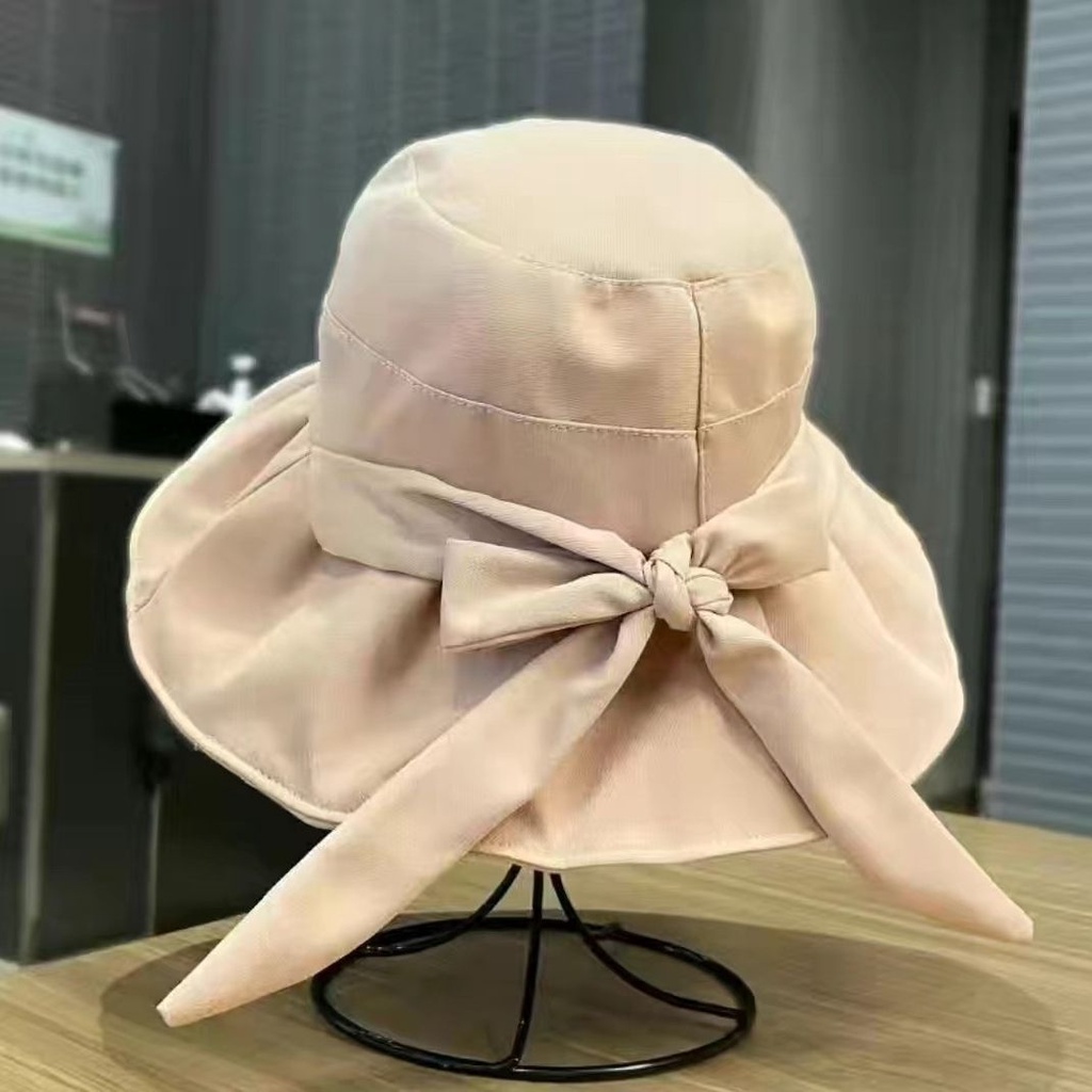 LINJW Nón Bucket Rộng Vành Thoáng Khí Thời Trang Mùa Hè Cho Nữ