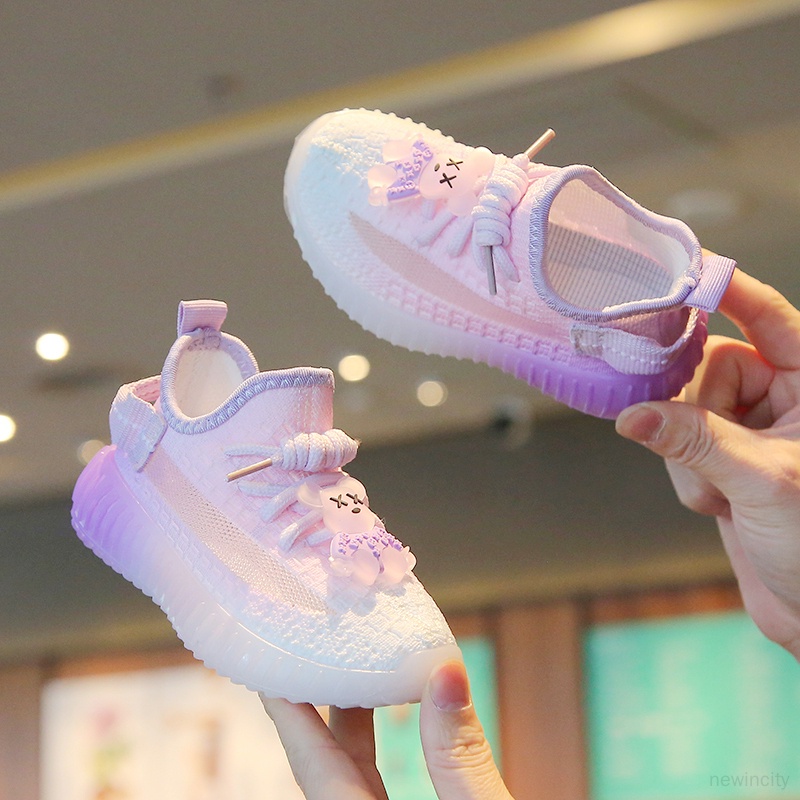 Giày Thể Thao Đế Mềm Thoáng Khí Phong Cách Hàn Quốc Cho Bé