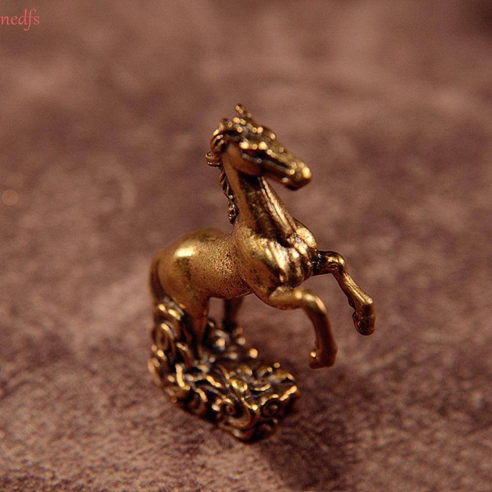 Mô Hình Ngựa Hoàng Đạo Mini Truyền Thống Trung Hoa Bằng Nhựa Resin Thủ Công Để Bàn Trang Trí Phòng Khách