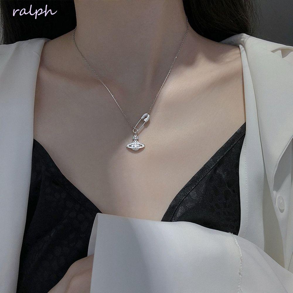 Dây Chuyền Mặt Hình Hành Tinh Phong Cách Vintage Thanh Lịch Cho Nữ|Vòng Cổ Choker Thời Trang Cá Tính