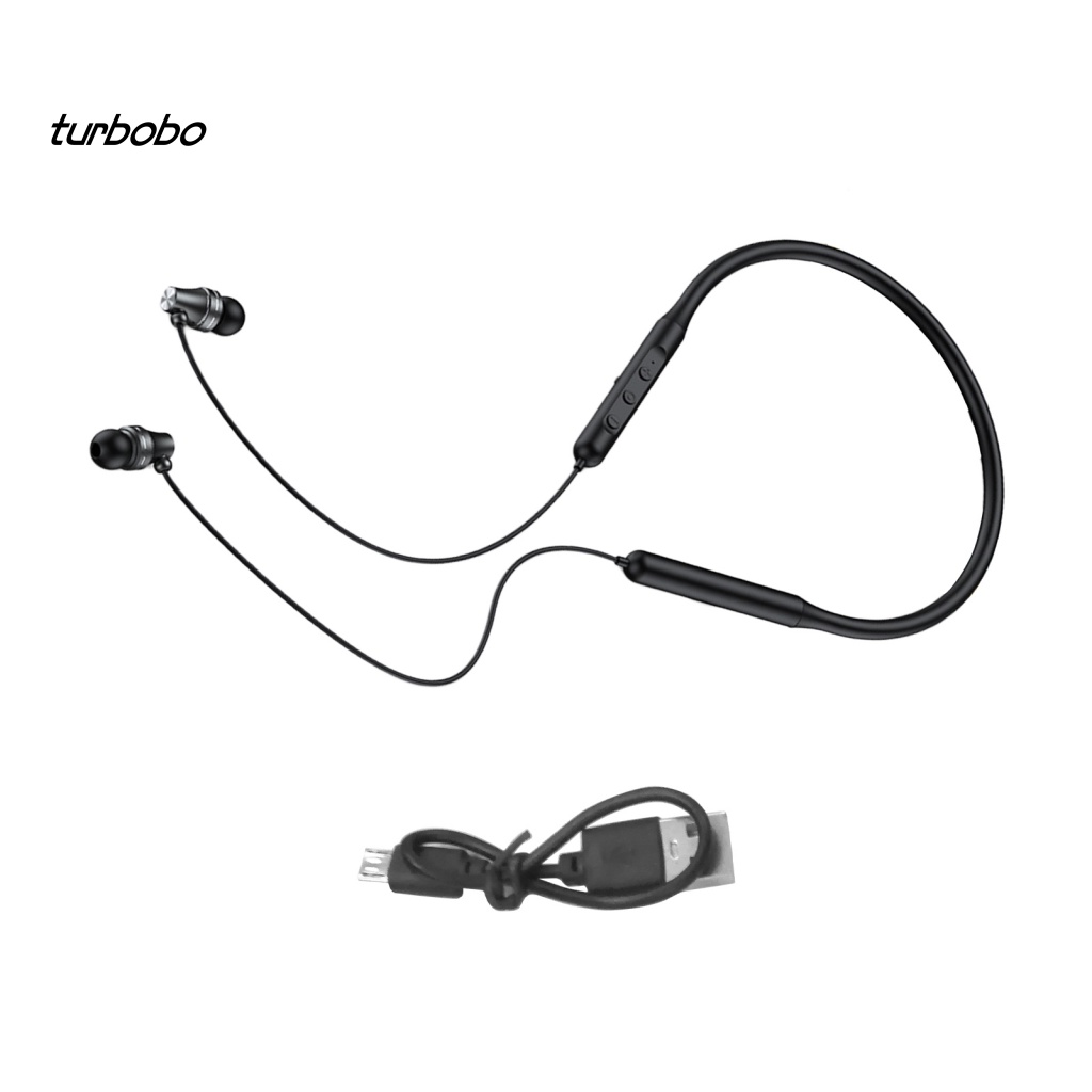 Tai Nghe Nhét Tai Không Dây 9D Chống Nước Kết Nối Bluetooth 5.0 GB13 Có Vòng Đeo Cổ Thể Thao