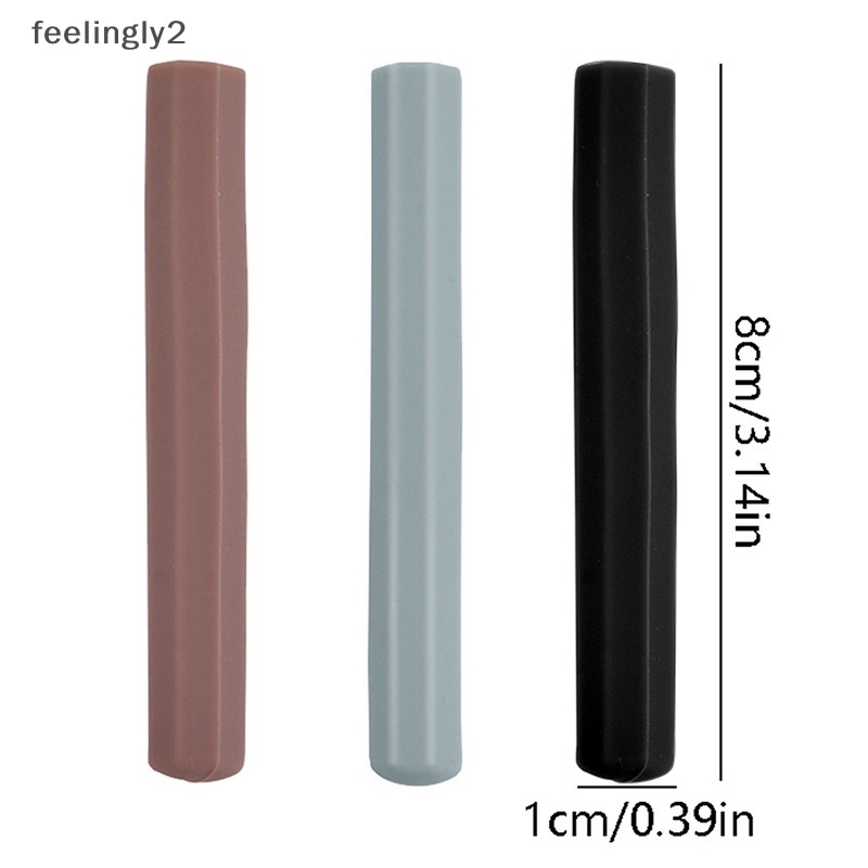 Set 3 Nắp Đậy Cọ Vẽ Móng Tay Nghệ Thuật