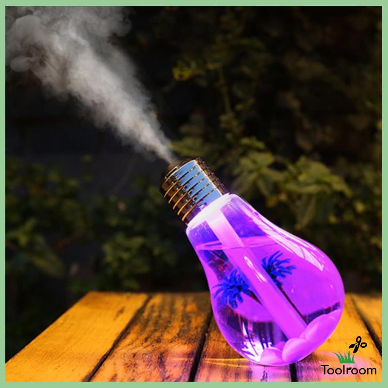 Máy Phun Sương Tạo Ẩm Mini Có Đèn LED Ban Đêm Cho Xe Hơi