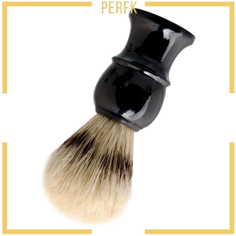 Cọ Đánh Kem Cạo Râu Tay Cầm Bằng Nhựa PP Màu Đen Cho Nam