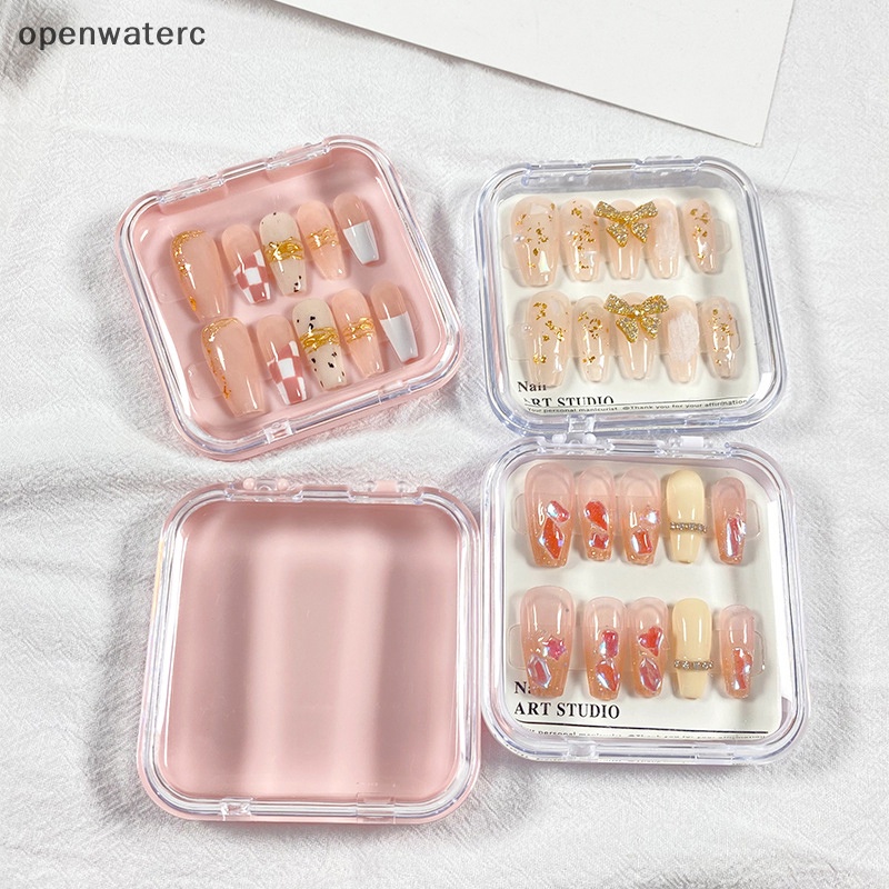 Hộp Rỗng Đựng Móng Tay Giả Tiện Dụng