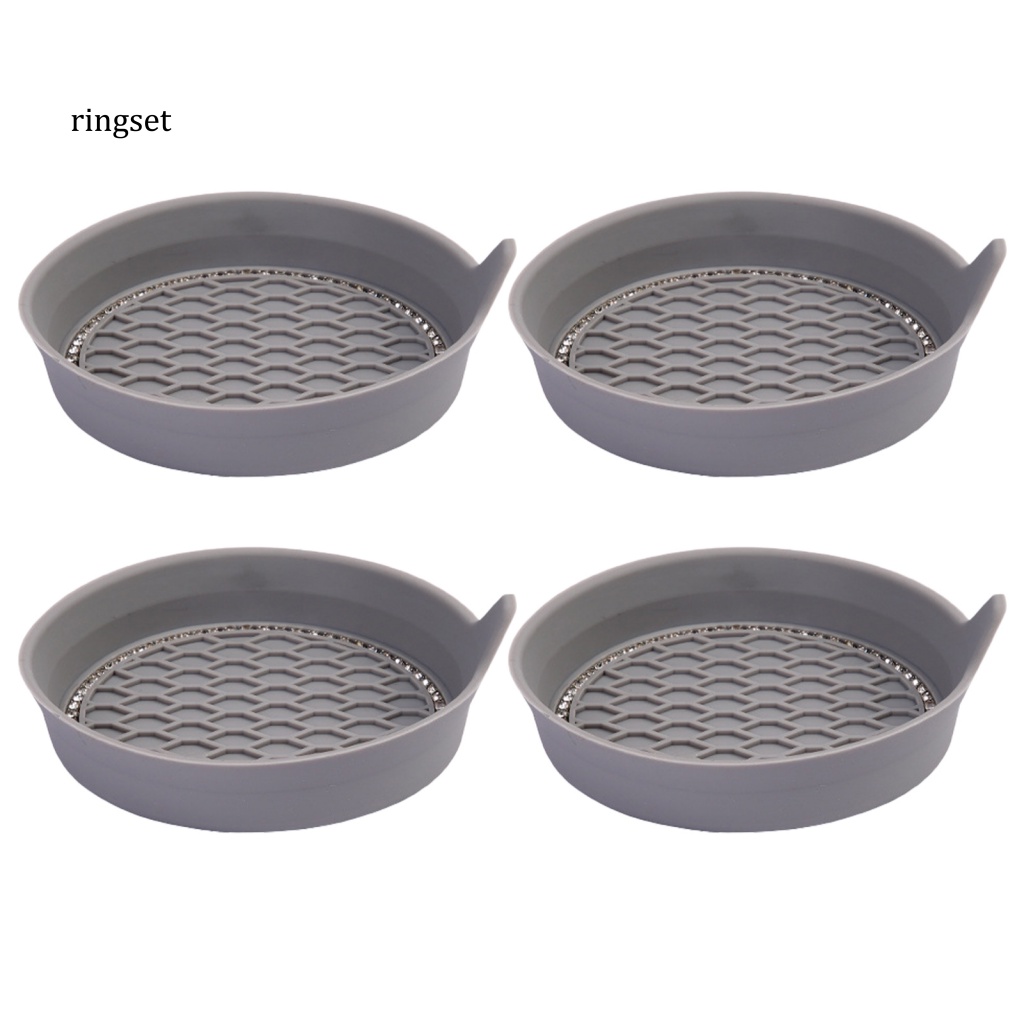 Bộ 4 Giá Đỡ Cốc Nước Đính Đá Linh Hoạt Dễ Lắp Đặt Tiện Dụng