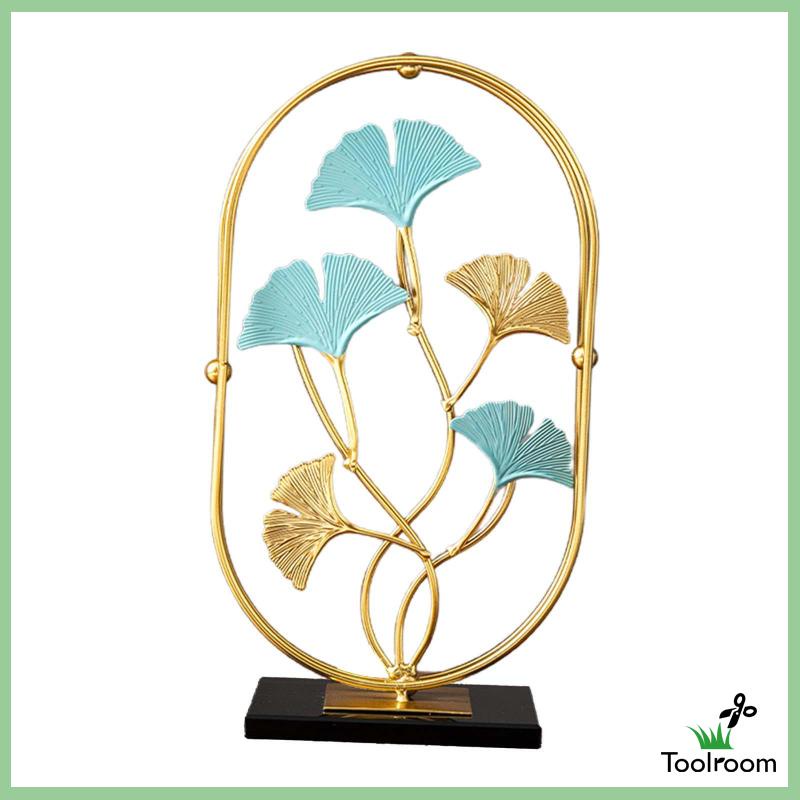 Mô Hình Chiếc Lá Bằng Kim Loại Dùng Trang Trí Bàn Cà Phê / Nhà Hàng