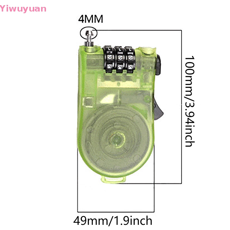 (MớI) Khóa MậT Mã 3 Chữ Số An ToàN Cho Xe ĐạP / Va Li