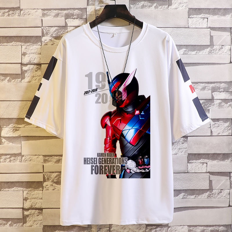 Áo Thun Tay Ngắn In Hình Kamen Rider Merchandise Thời Trang Mùa Hè Cho Nam