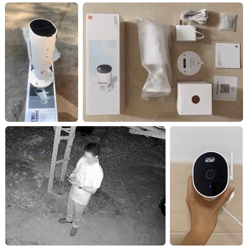 Camera Thông Minh Xiaomi AW300 IP66 2K Chống Nước IP66 Kết Nối WiFi Có Tầm Nhìn Ban Đêm Tiện Dụng