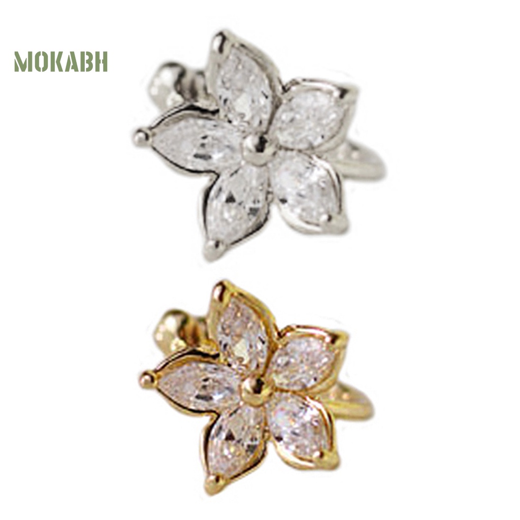 1 Khuyên Tai Hợp Kim Hình Chữ U Không Phai Màu Không Dễ Gỉ