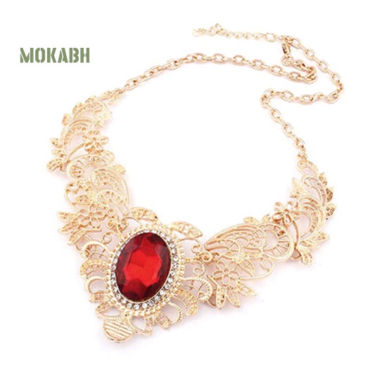 Vòng cổ HợP Kim ĐíNh Đá HìNh Oval Sang TrọNg