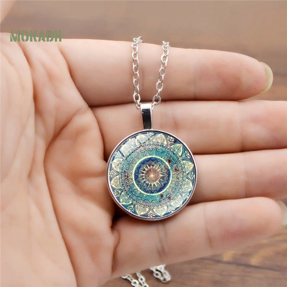 (Hot) Vòng cổ DạNg KíNh Cabochon Phong CáCh Vintage