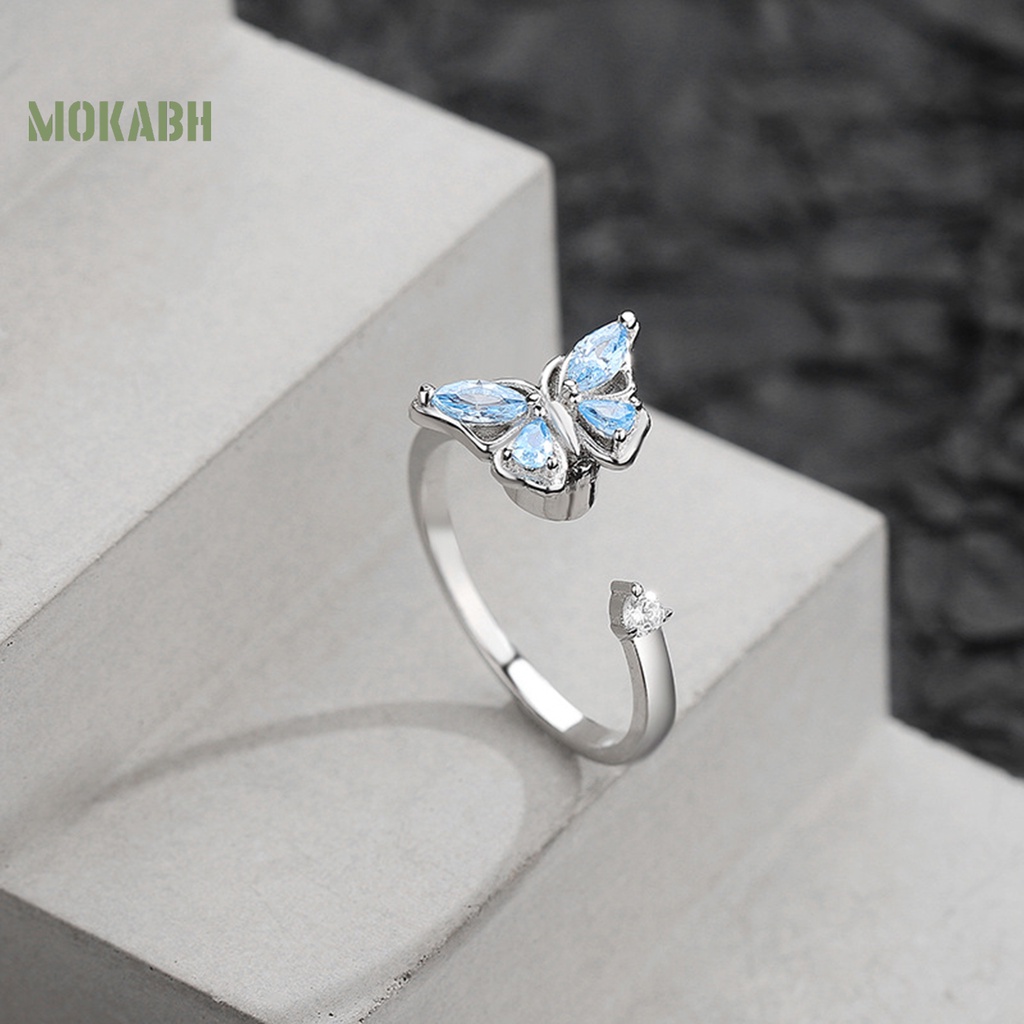 Vòng Hở Ngón Hình Bướm / Mèo Dễ Thương Dùng Trang Trí