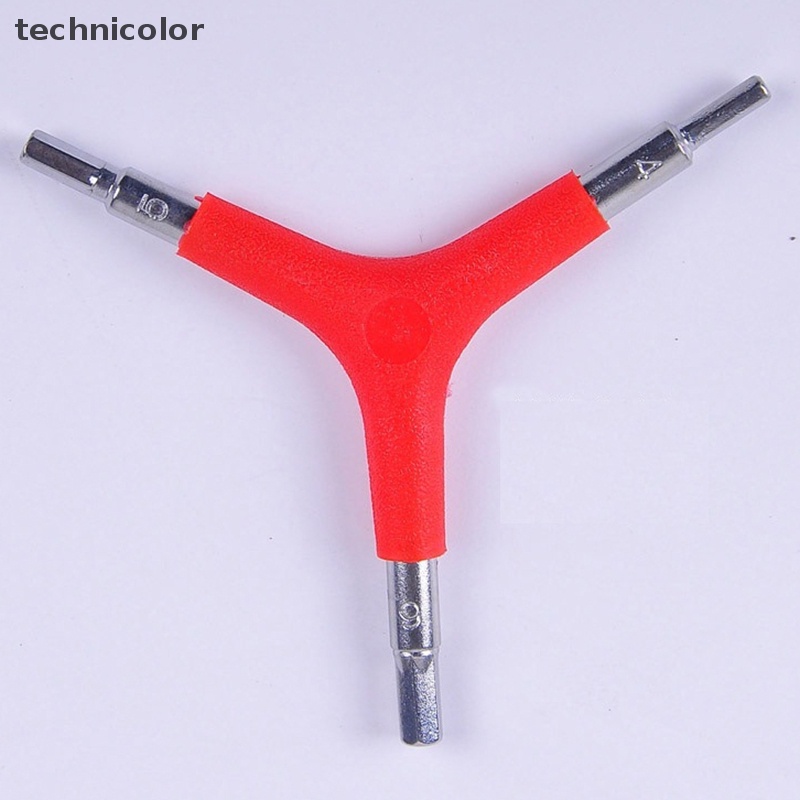 Kỹ Thuật Số Nhiều Màu SắcCờ Lê Lục Giác 3 Chiều 4mm 5mm 6mm Sửa Xe Đạp