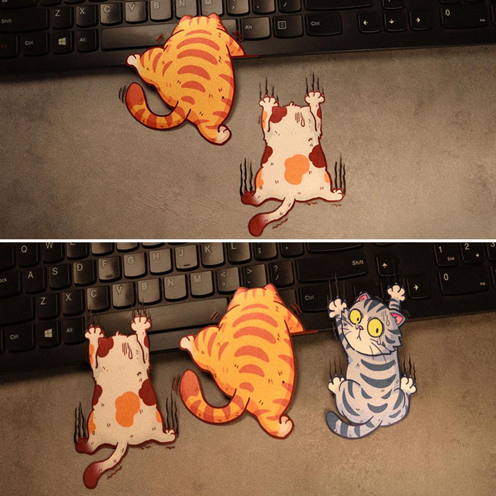 Miếng Dán Trang Trí Xe Hơi Hình Mèo Vui Nhộn Sáng Tạo W3A7