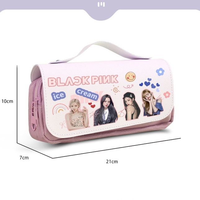 Túi Đựng Bút In Hình blackpink Dễ Thương Cho Học Sinh