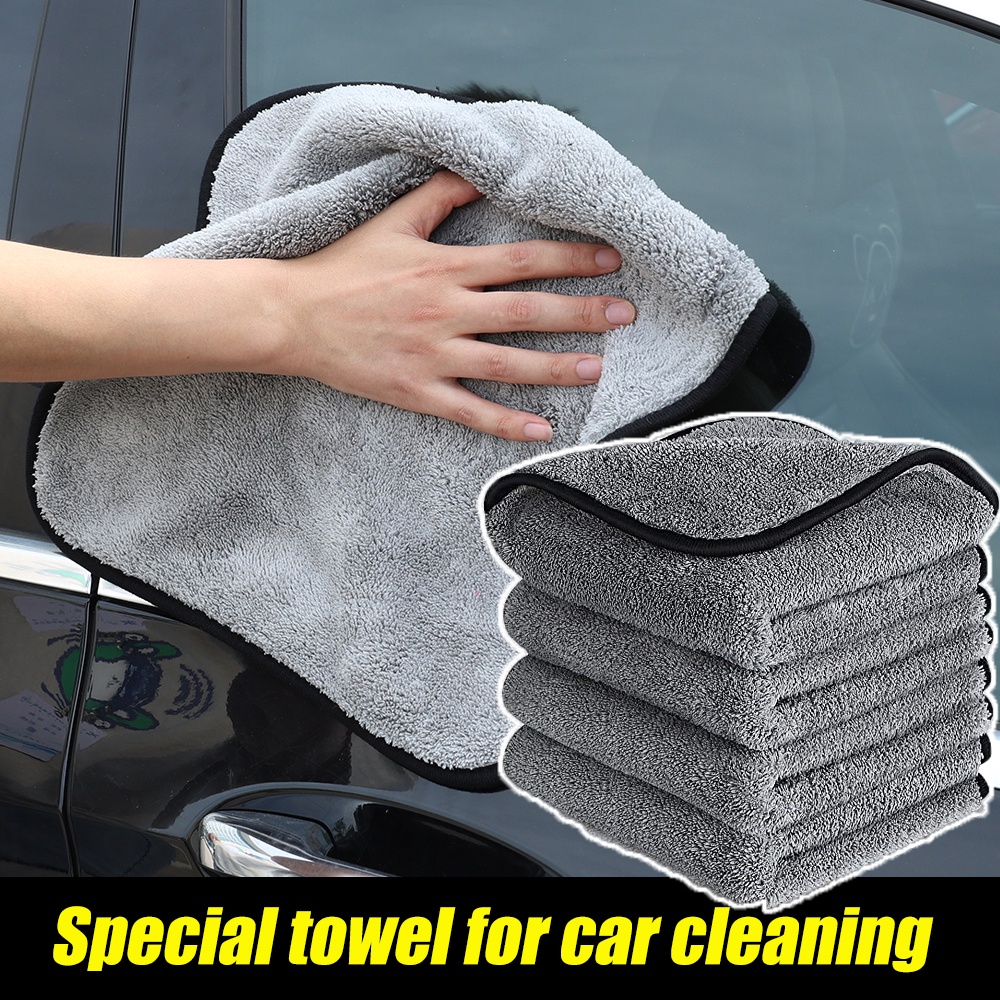 Khăn Lau Xe Hơi / Xe Máy Bằng Sợi Micro Siêu Thấm Hút Nhanh Khô Tiện Dụng