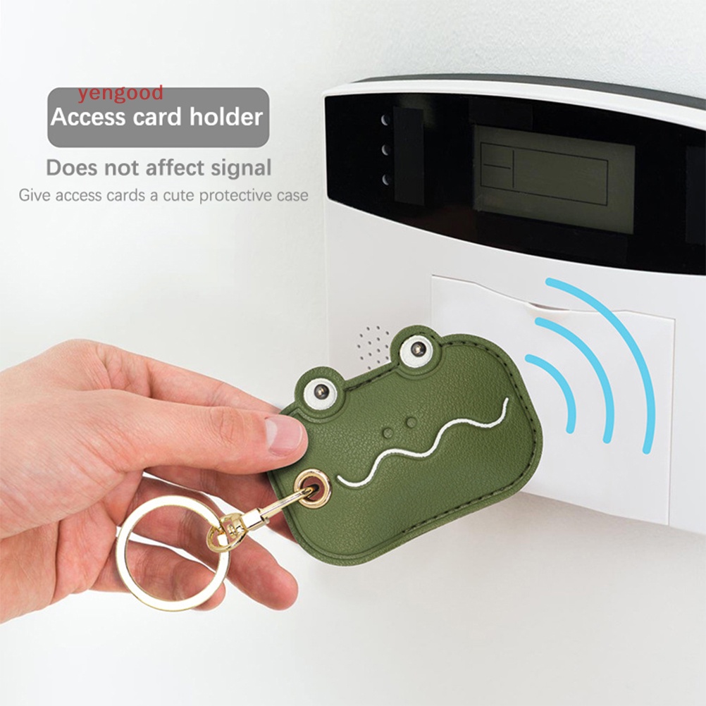 Móc Khóa Bằng Da Họa Tiết Hoạt Hình Đáng Yêu