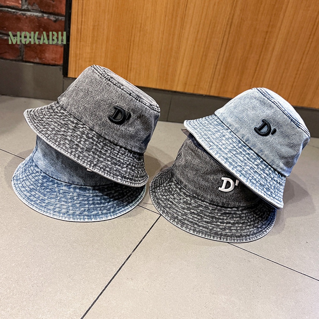 Nón Bucket Tròn In Chữ Phẳng Chống Nắng Chống Gió Sâu Vành Rộng Phong Cách Hip Hop Mùa Hè Cho Nam Và Nữ