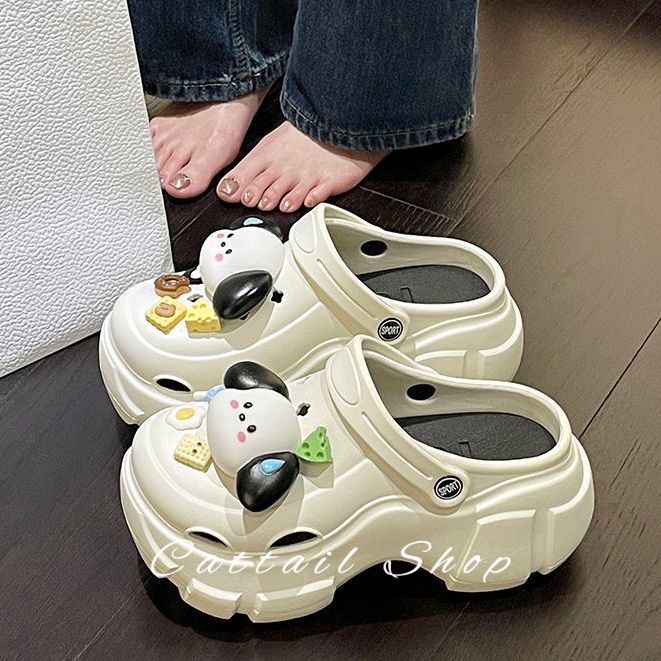 Cattail dép dép nữ dép bánh mì nữ dép bánh mì nữ Chống Trượt 060212