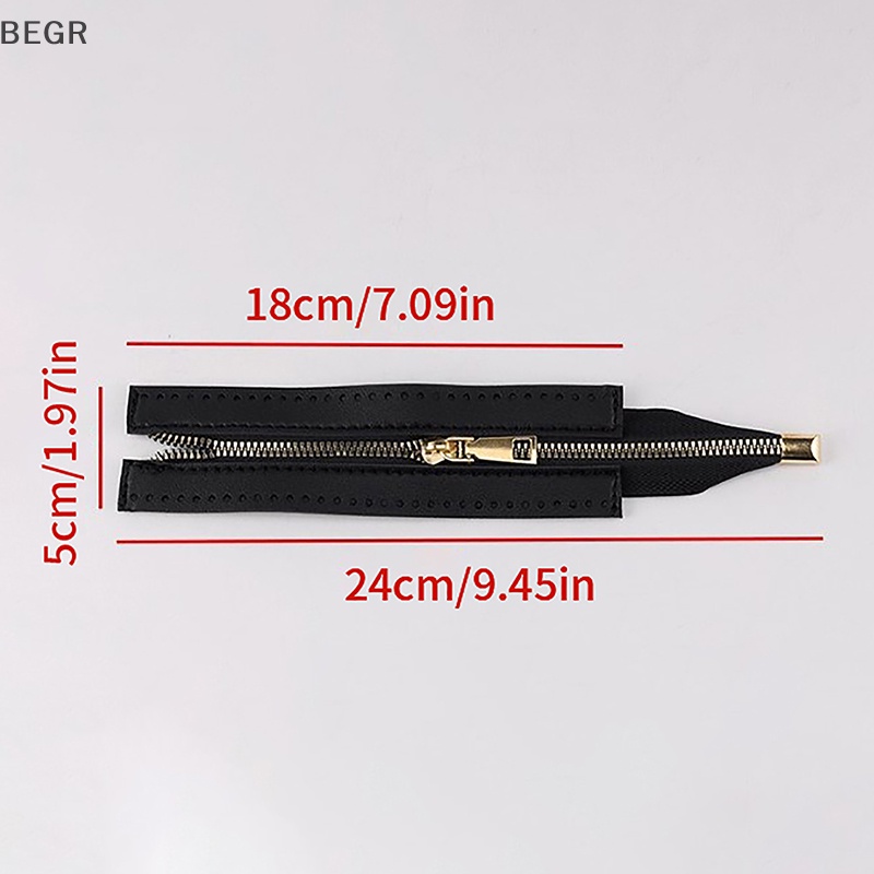 Khóa Kéo Bằng Da PU Cứng Chuyên Dụng Cho May Vá Quần Áo vn