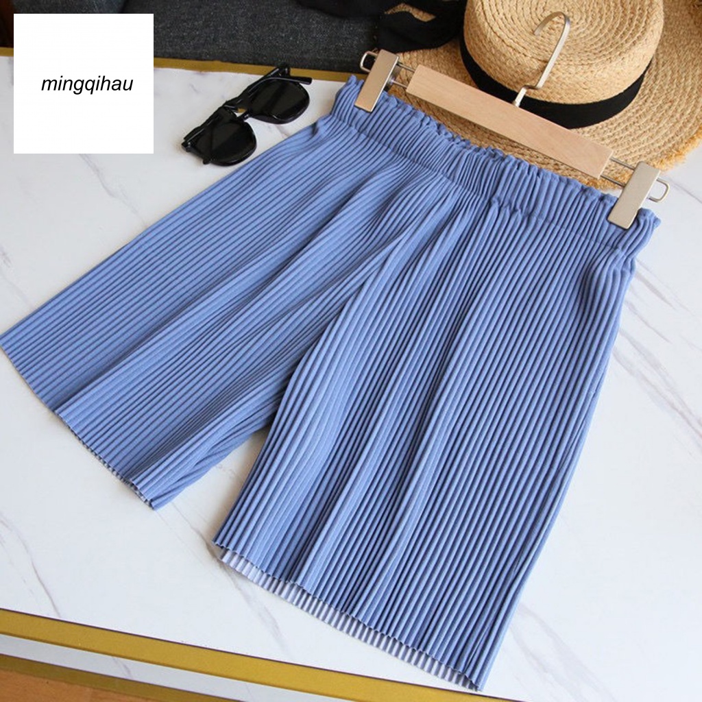 Quần Short Nữ Lưng Thun Thời Trang Mùa Hè