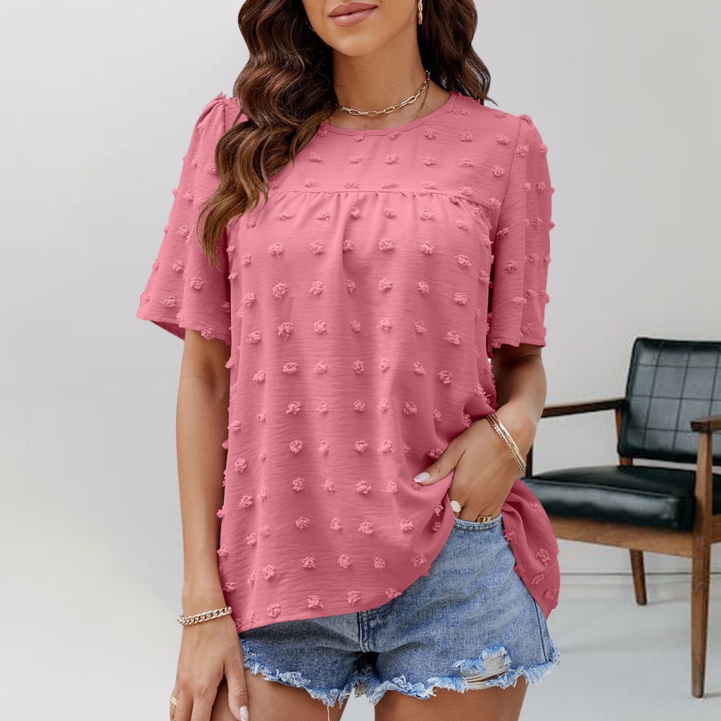 / Ty / Áo Nữ Cổ Tròn