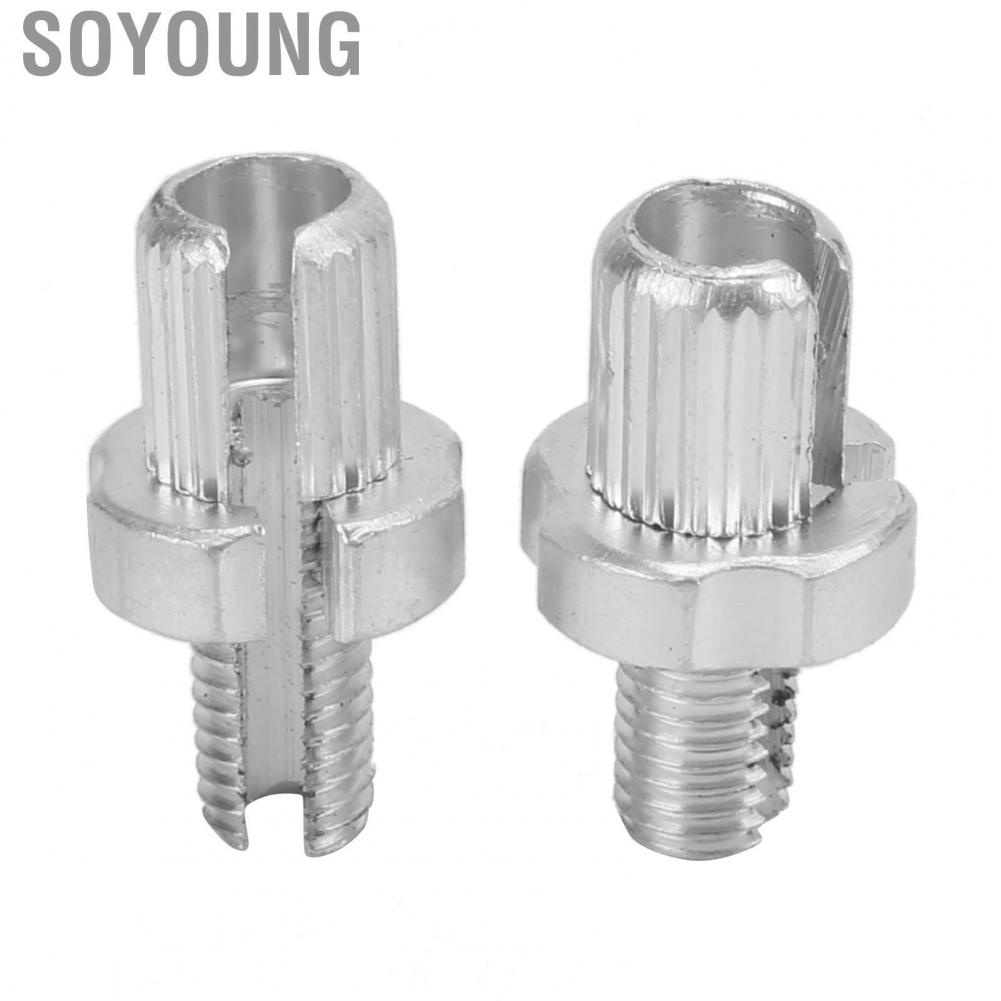 Soyoung Brake Lever Adjuster  Aluminium Alloy High Strength Adjusting Screws 2PCS for Road Bikes Mountain Bike