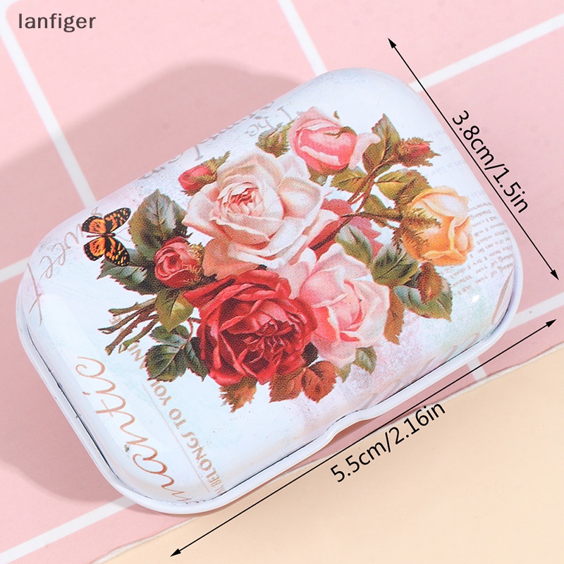 Lanf Hộp Thiếc Nhỏ Đựng Trang Sức / Đồng Xu / Đường / EN