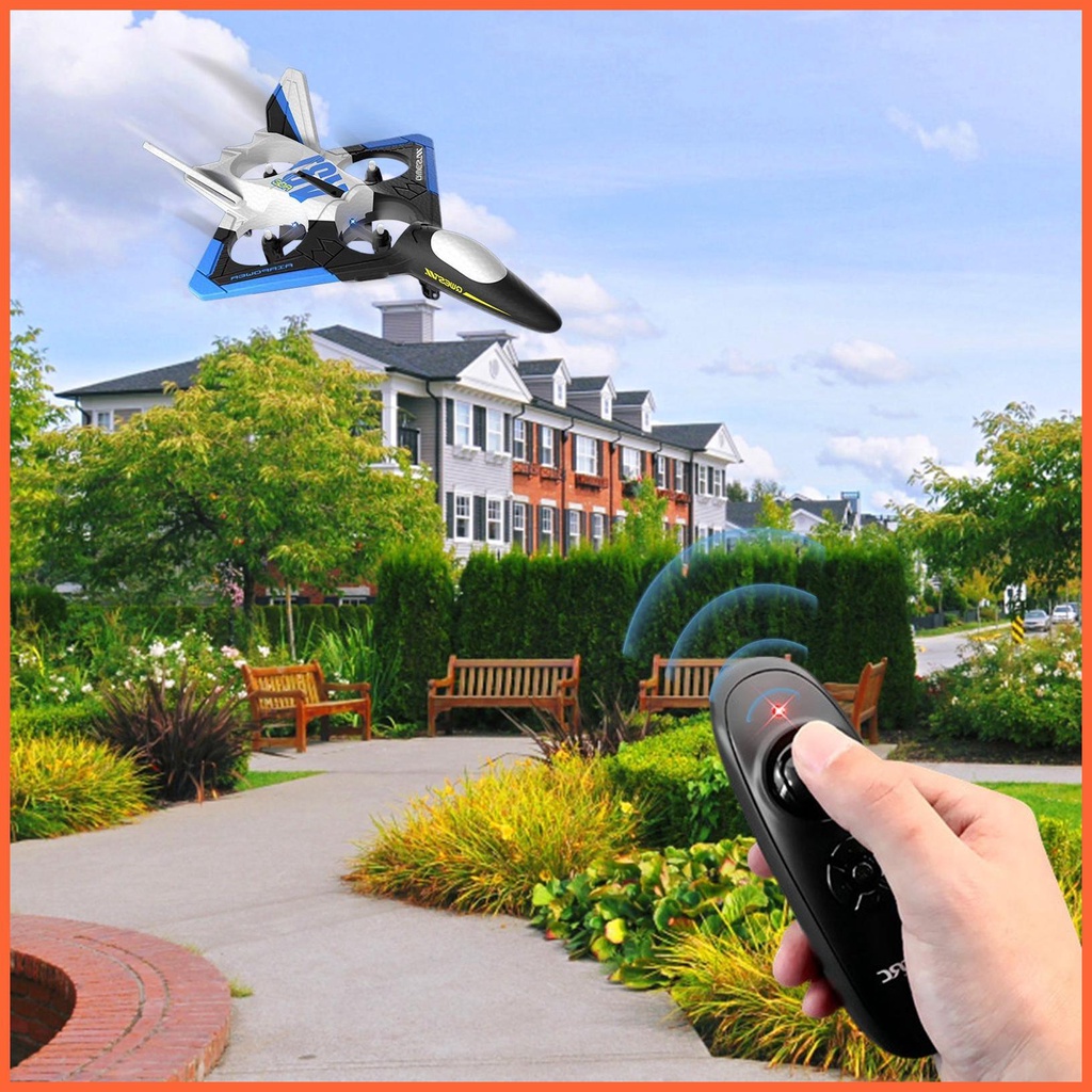 Máy Bay Đồ Chơi Điều Khiển Từ Xa Jet Stunt Fighter Jet Với Bốn Xoắn Ốc Cho Giáng Sinh