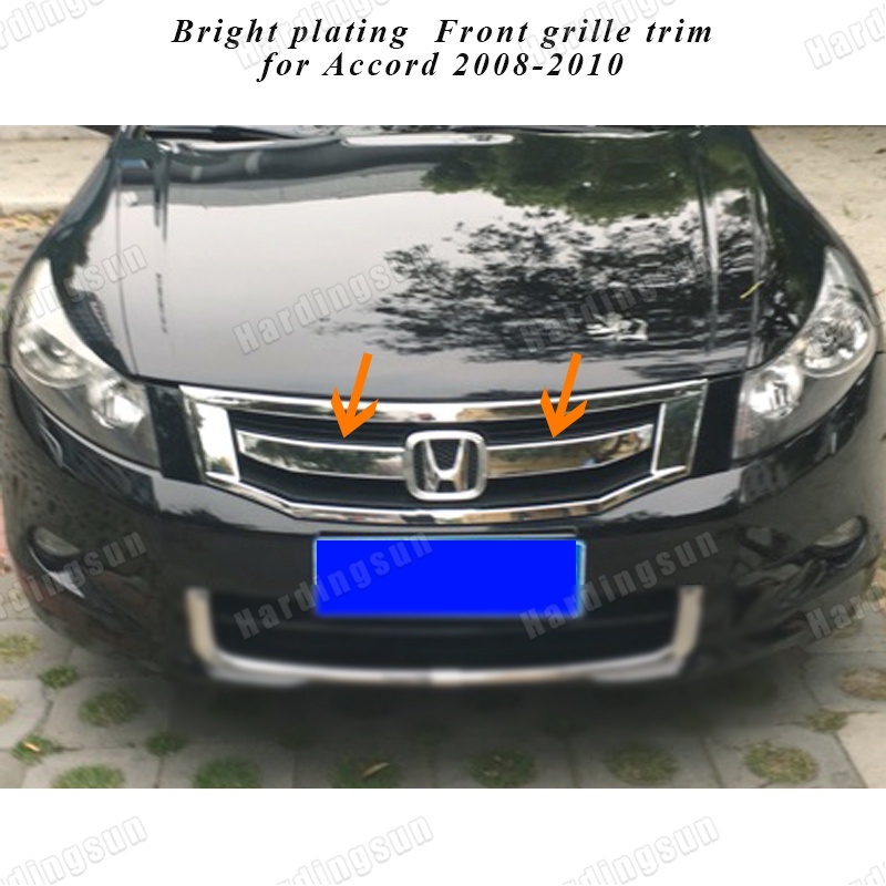 Set 2 Ốp Cản Trước Bằng Nhựa ABS Chuyên Dụng Cho Xe Honda Accord 2008-2010